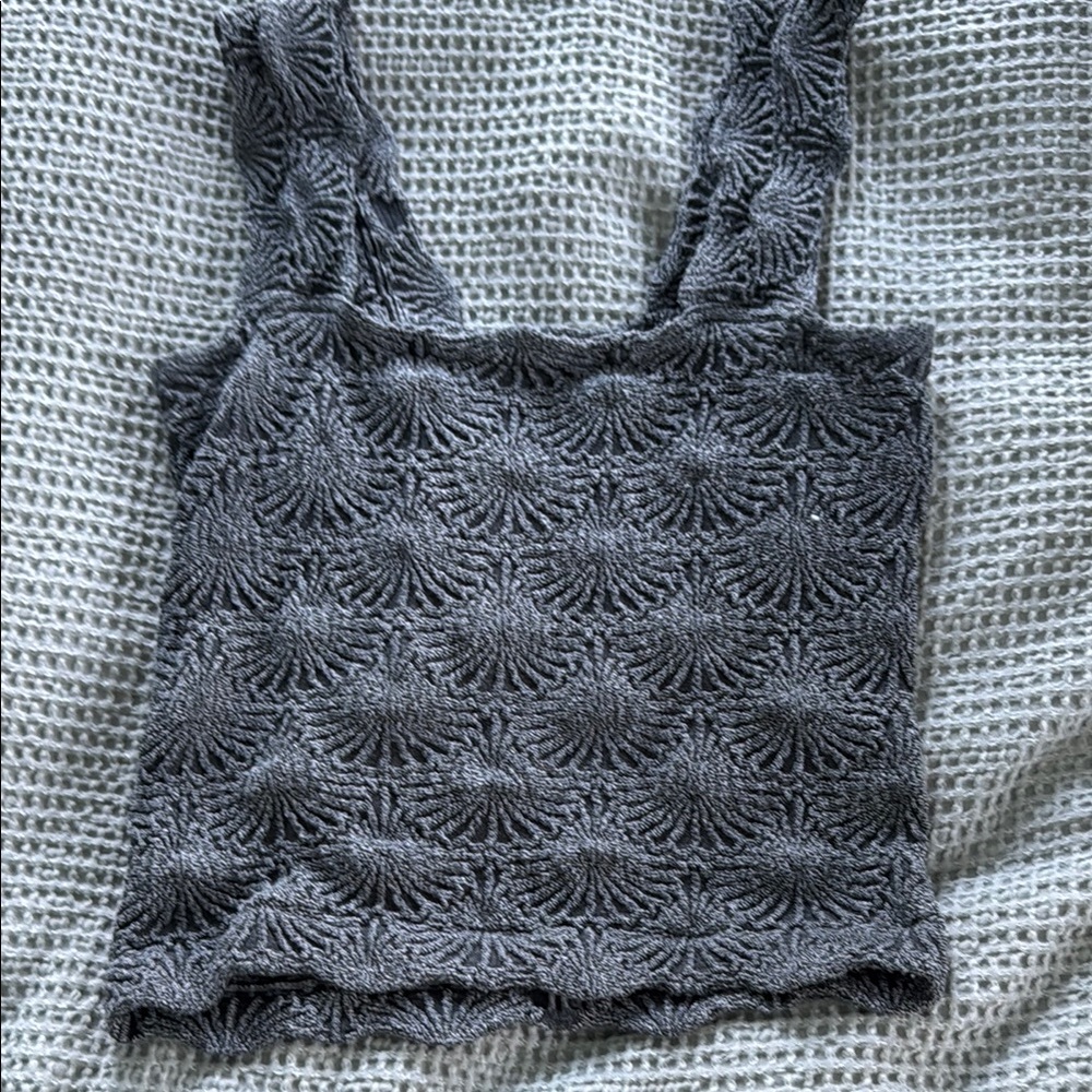 Free People Gray Tank Top